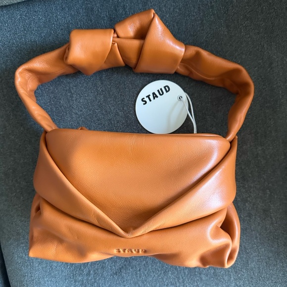 STAUD Kiss Bag In Carrot NWT - Picture 2 of 2